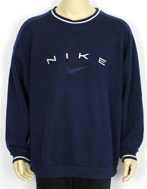 nike blauwe vintage trui|Nike trui vintage .